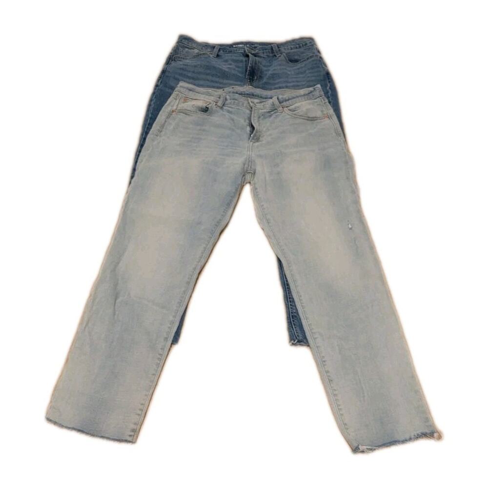 Women Jeans Size 10 Lot of 2 Boyfriend Midrise